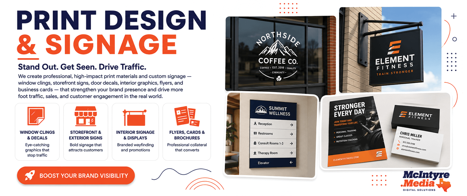 Print Design & Signage